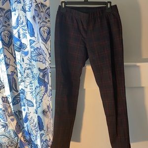 Talbots stretch petite skinny pants with side zip
